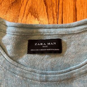 Zara light blue pullover